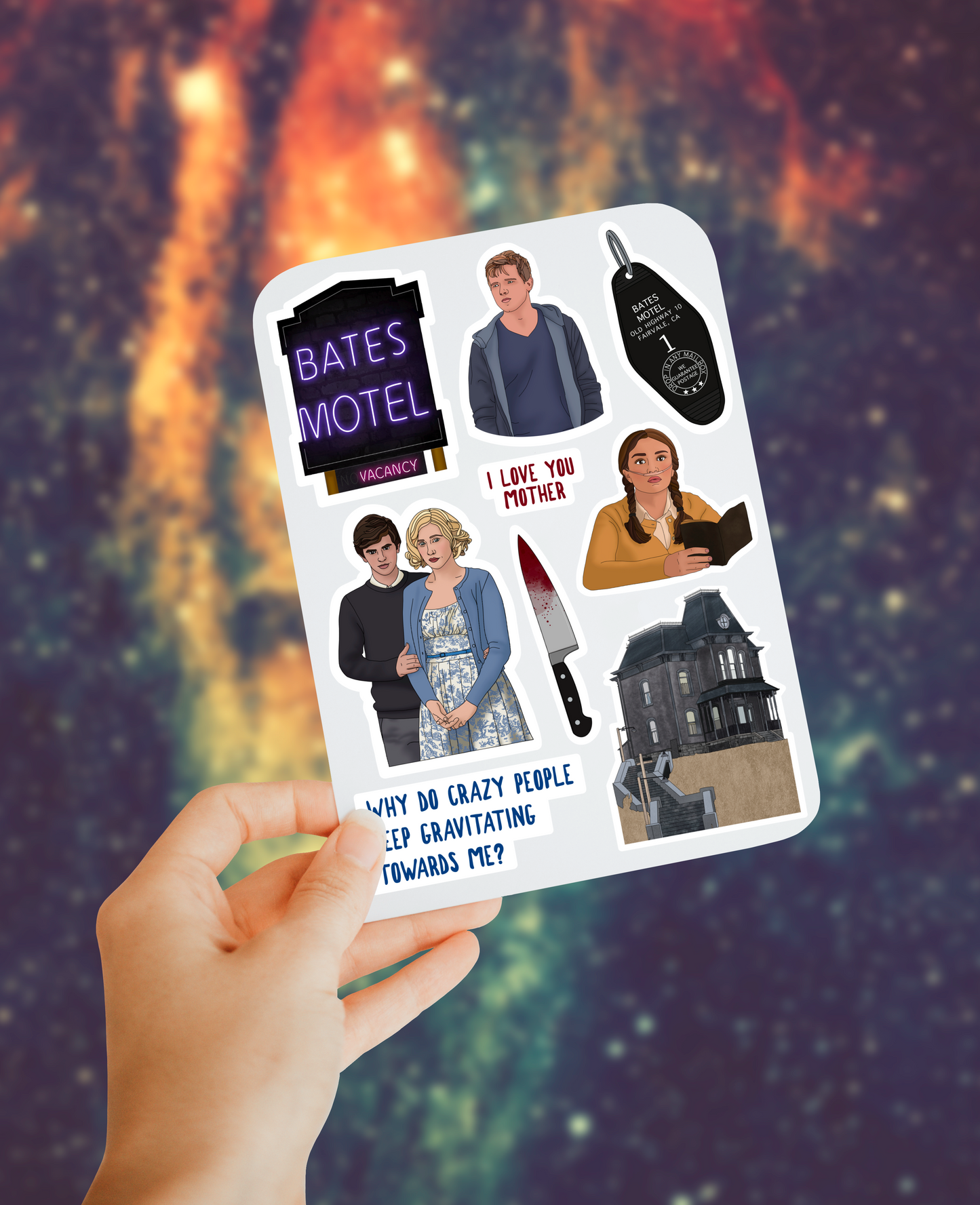 Bates sticker sheet
