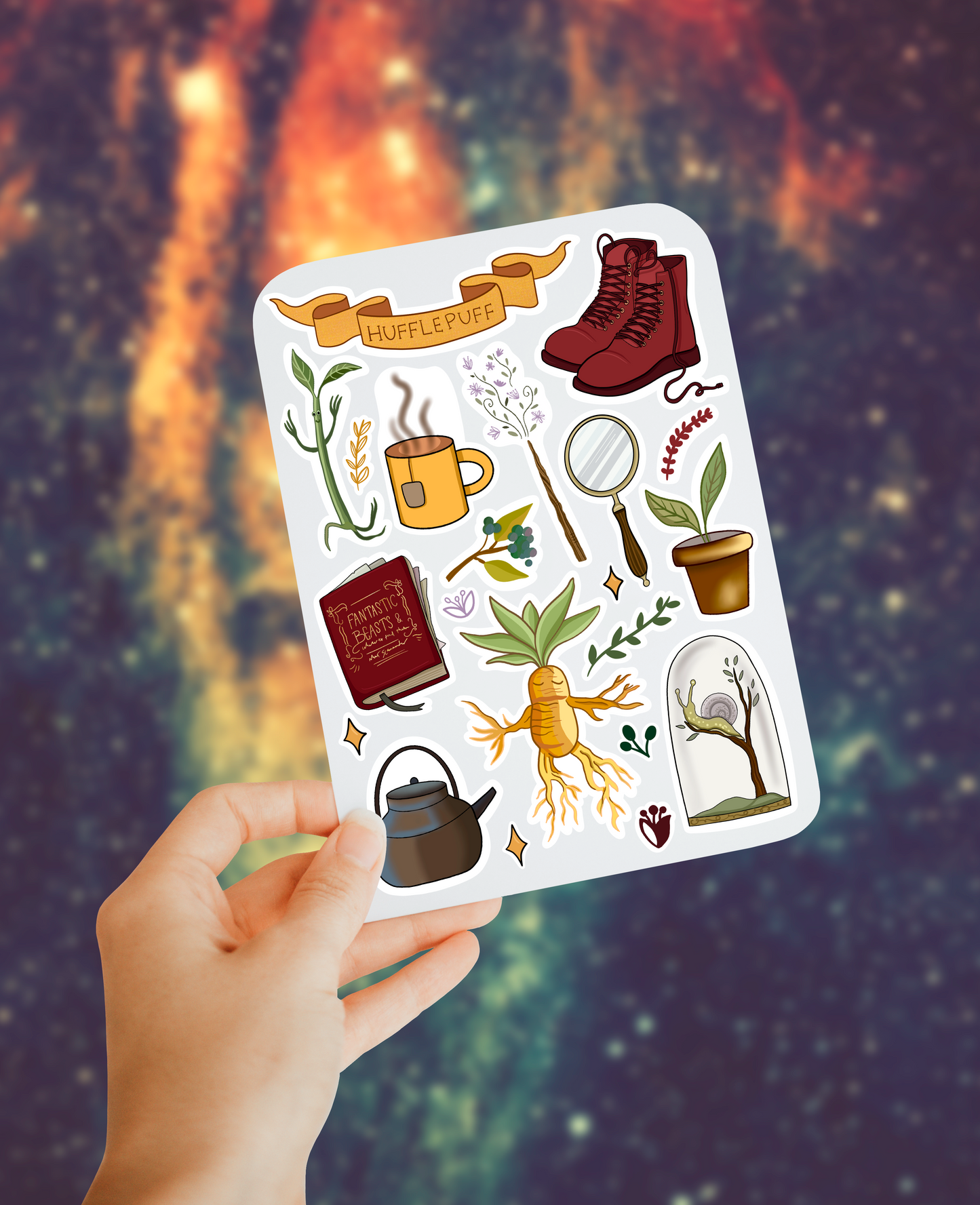 Huffle sticker sheet
