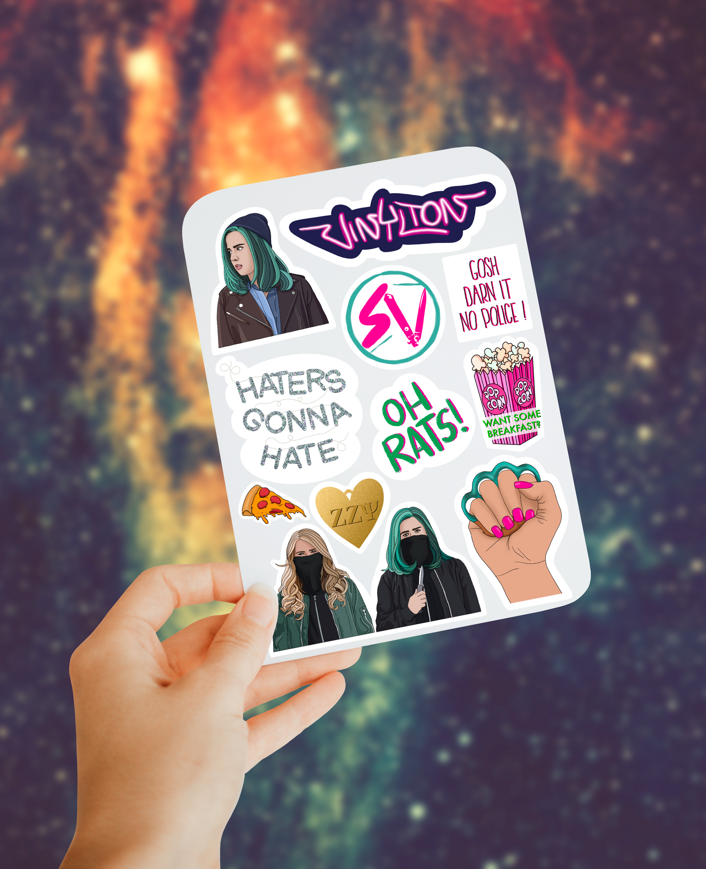 Sweet Vicious sticker sheet