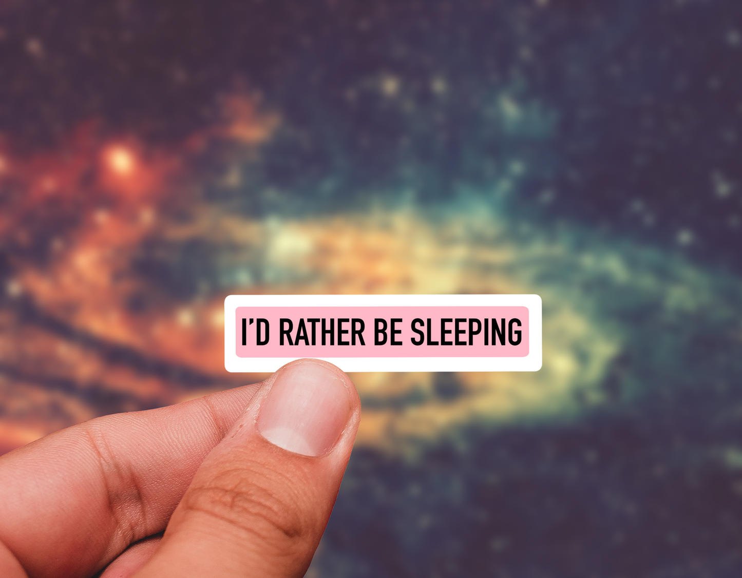 Sleepy sticker