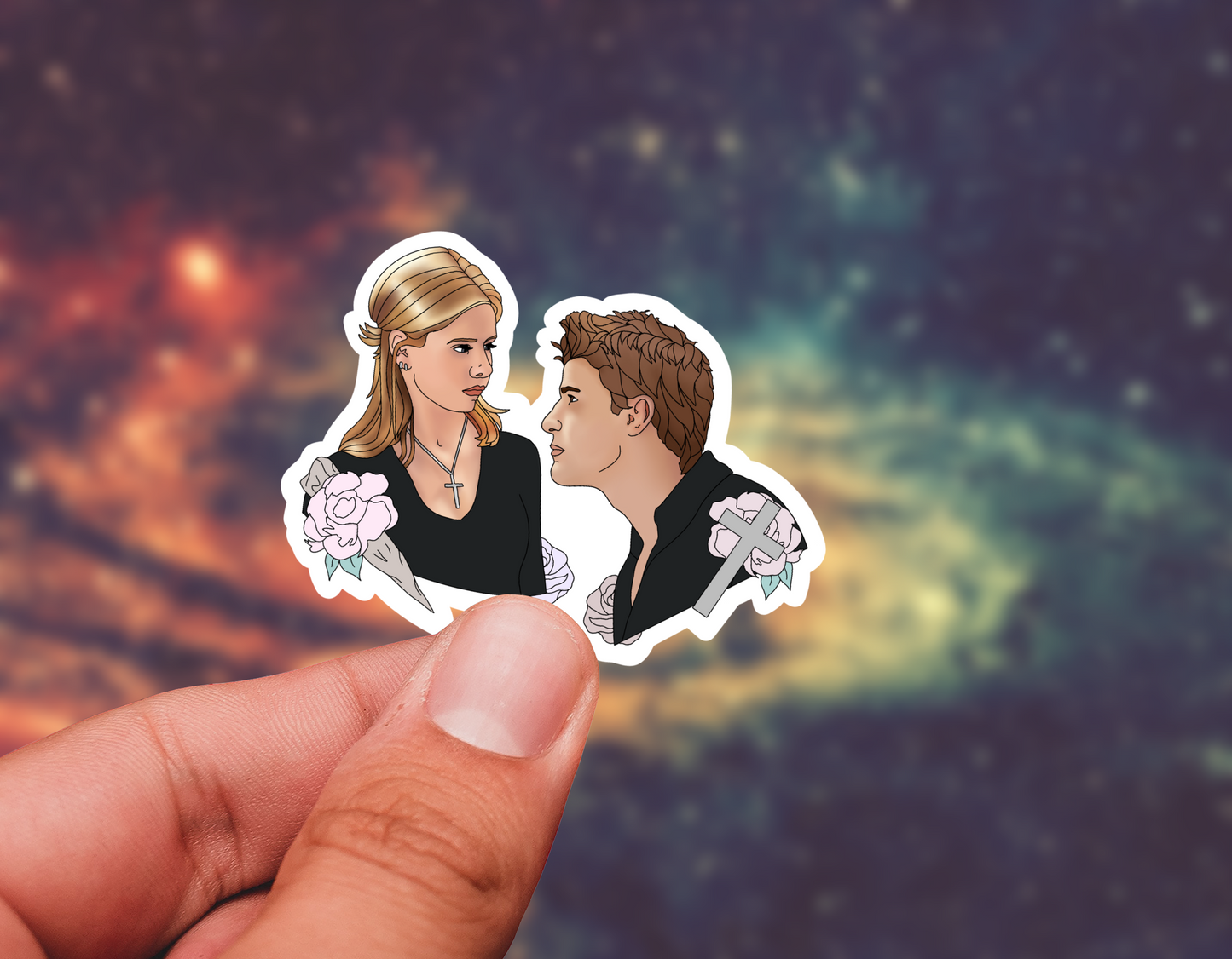 Angel x buffy sticker