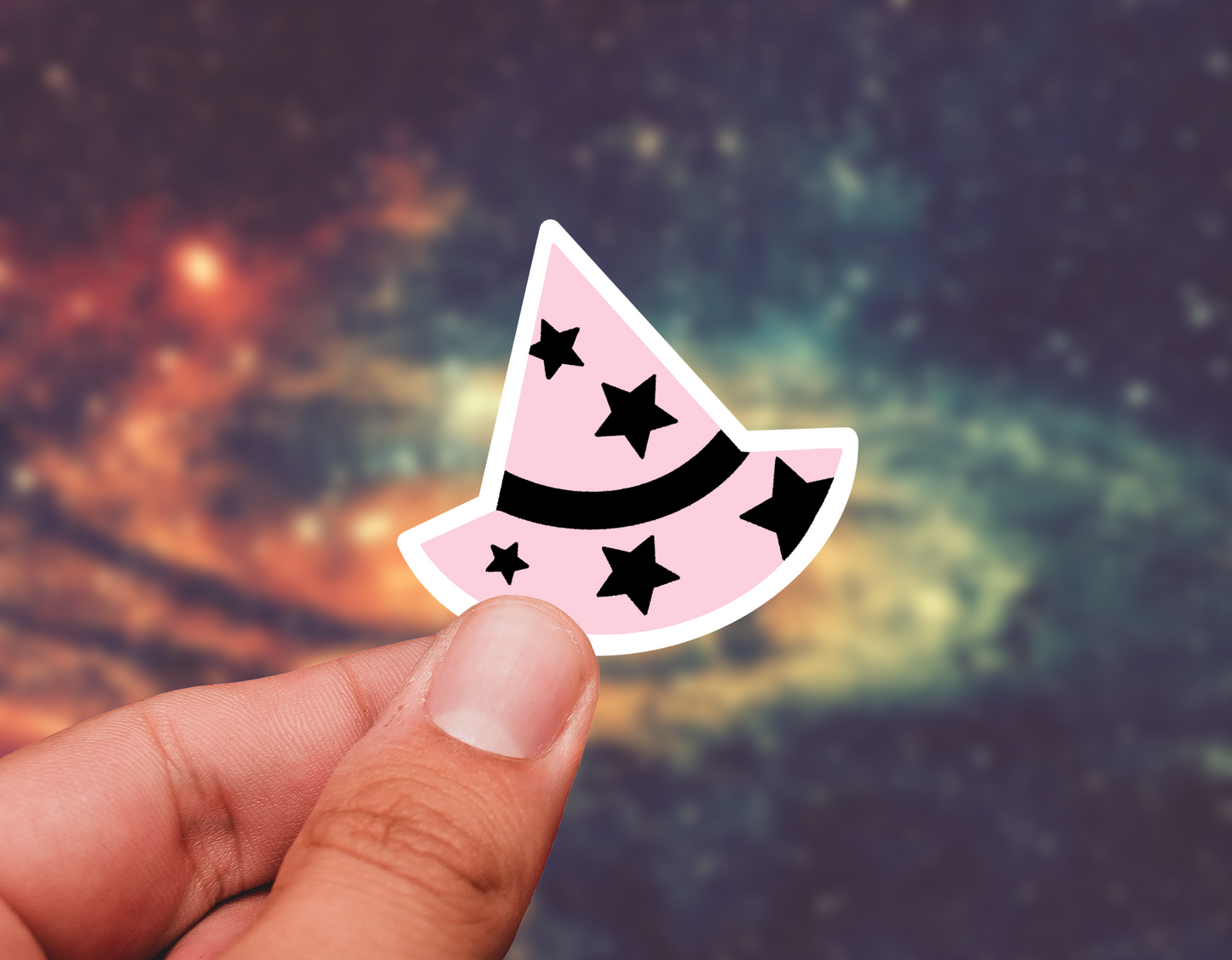Witch hat sticker