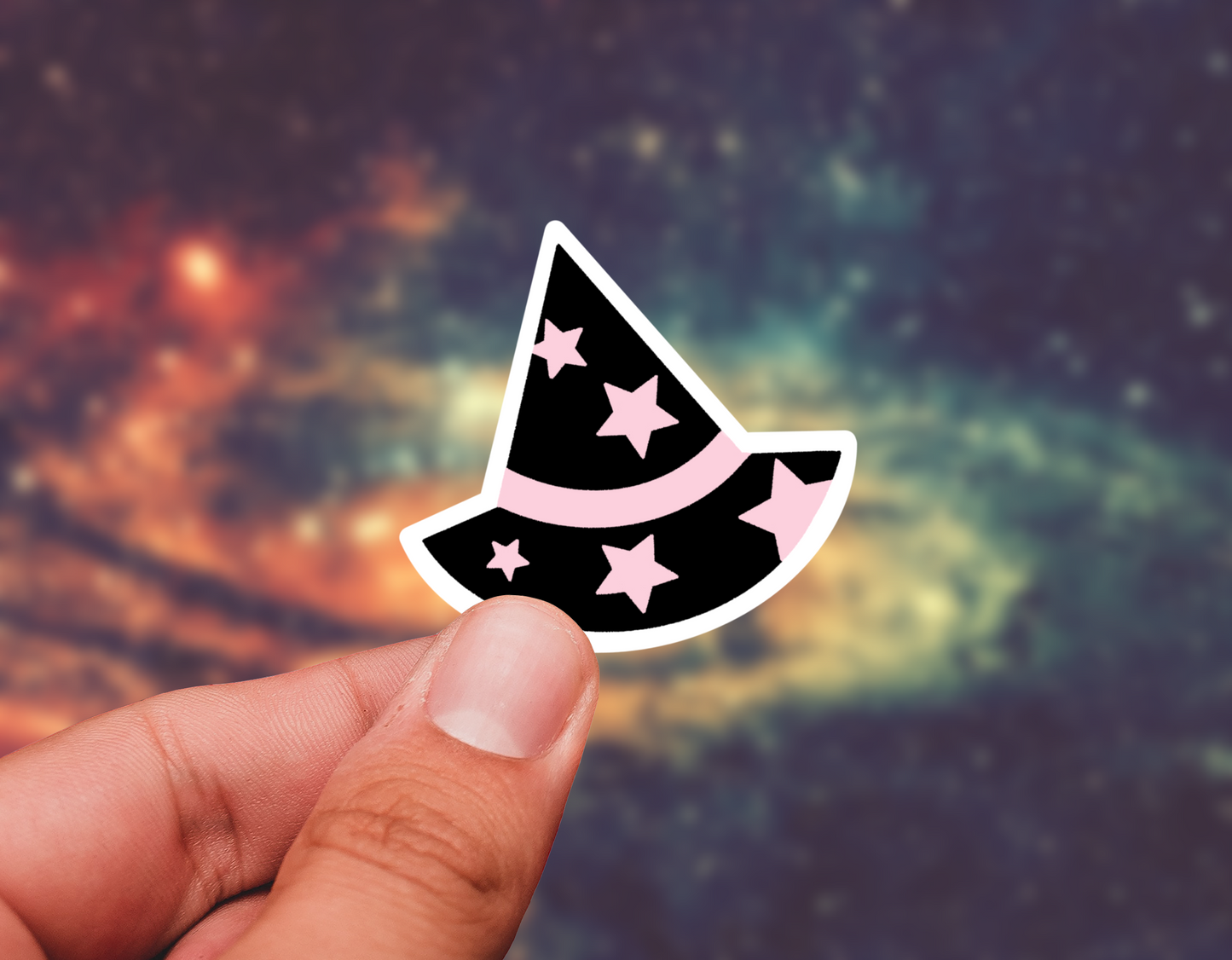 Witch hat sticker