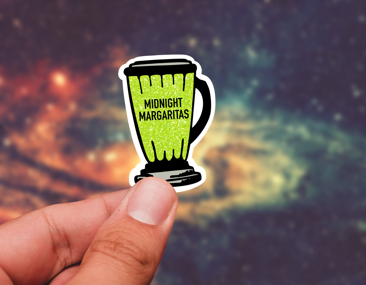 Midnight margaritas sticker