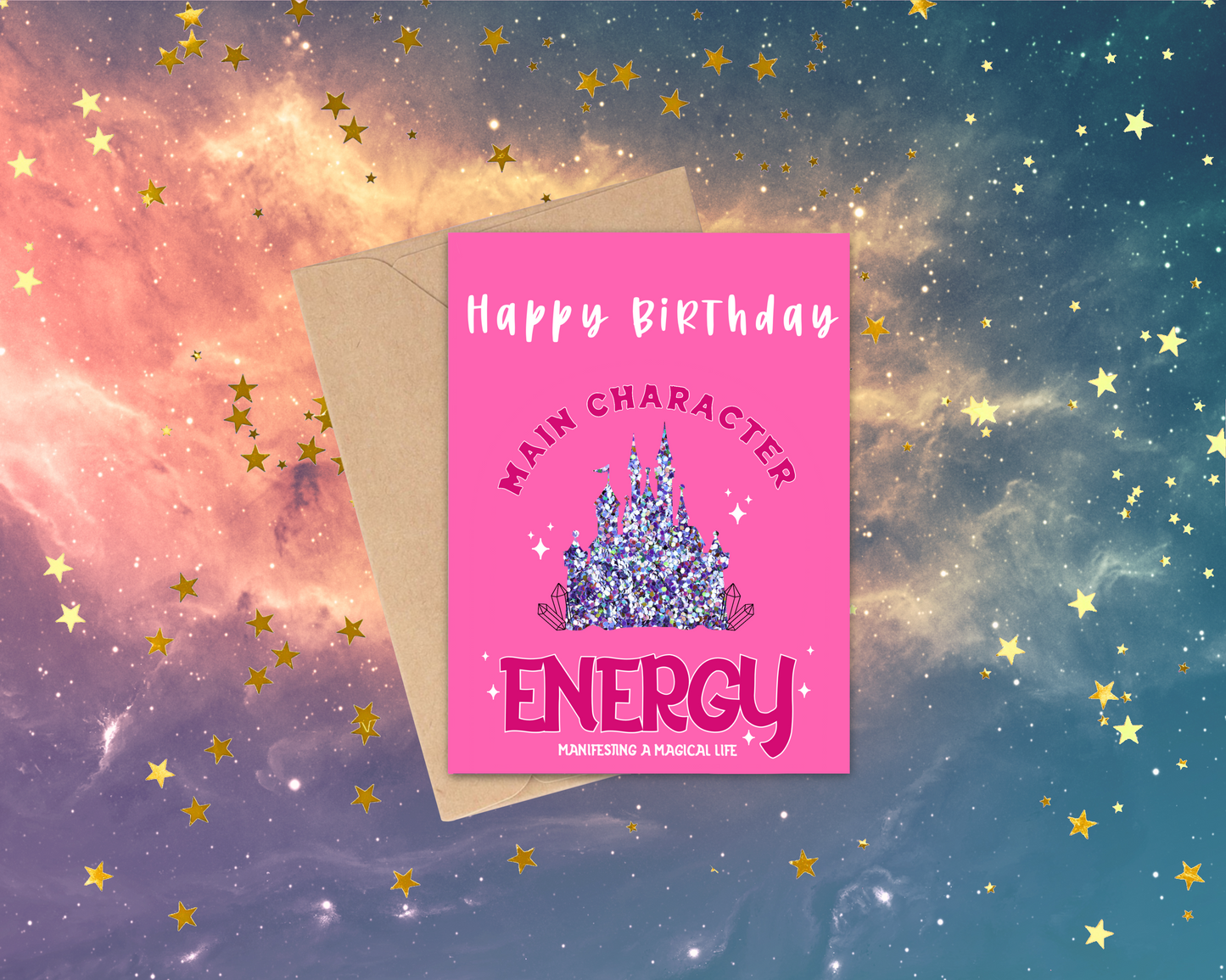 Main character Bday card
