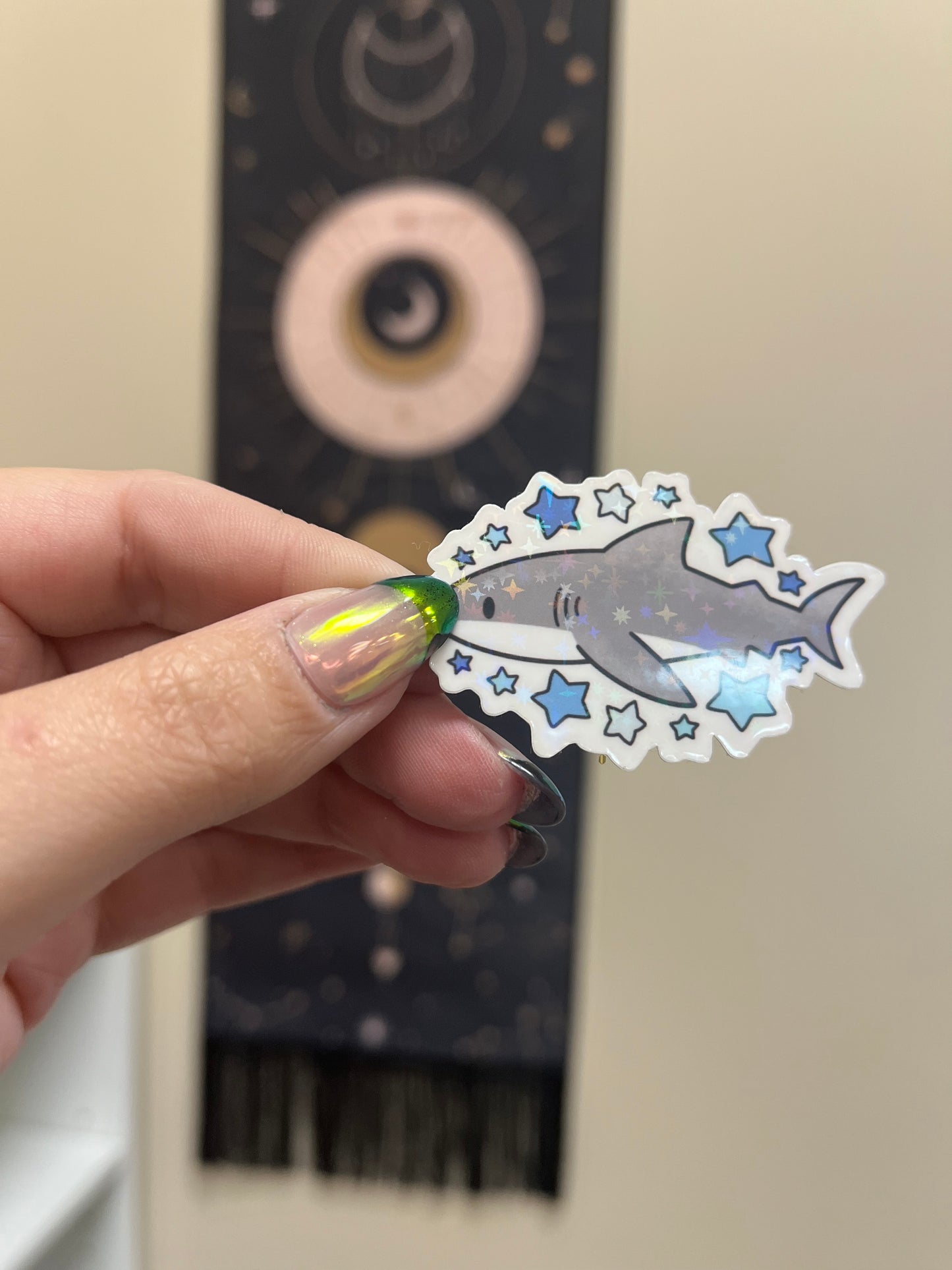 Star shark sticker