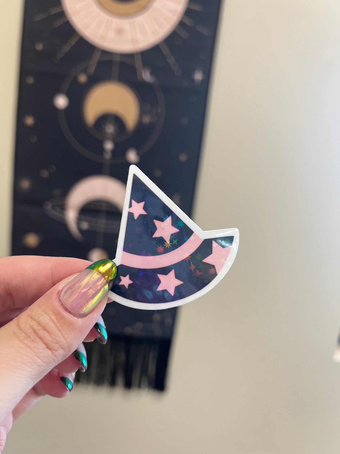 Witch hat sticker