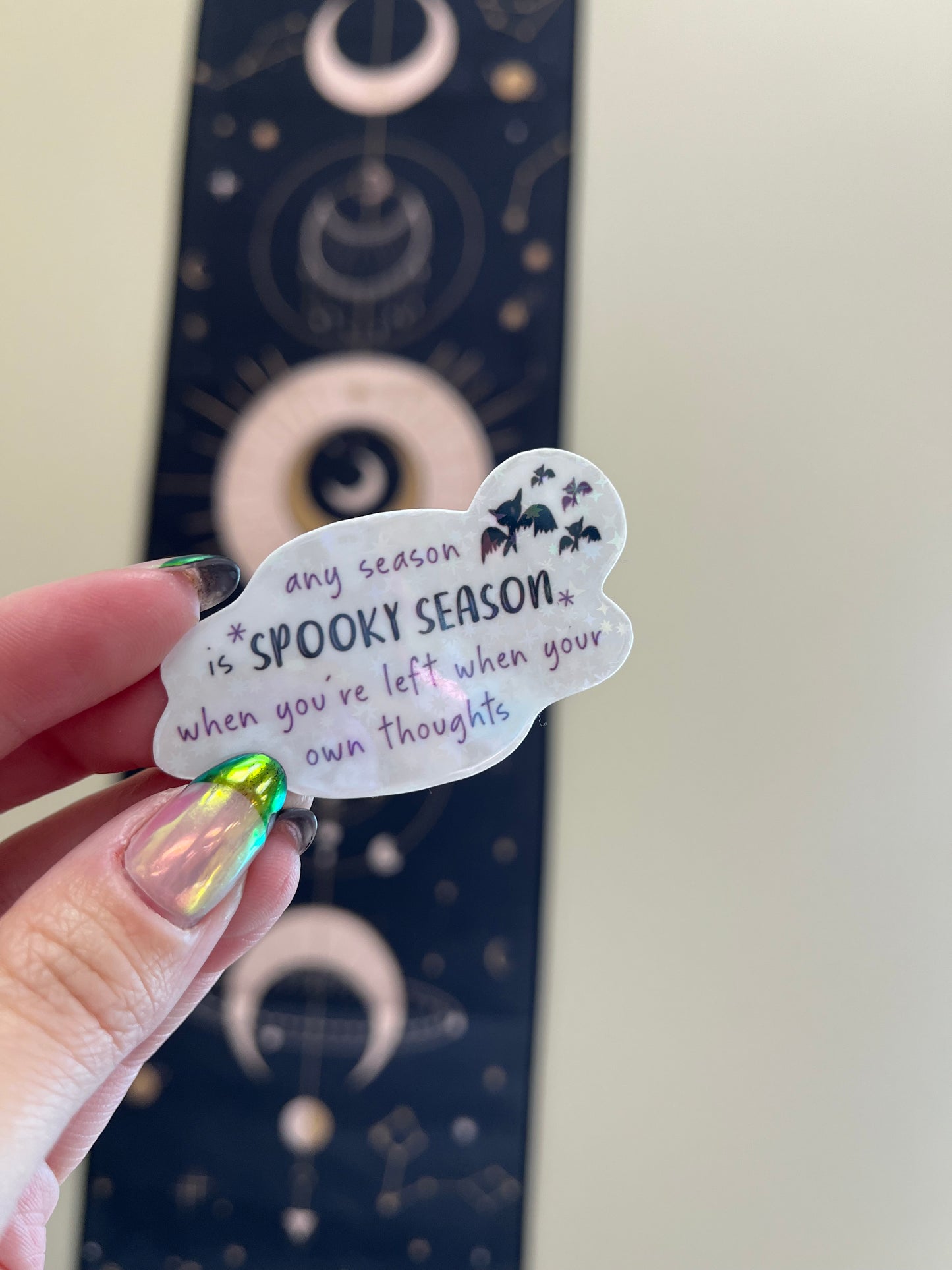 Spooky season sticker