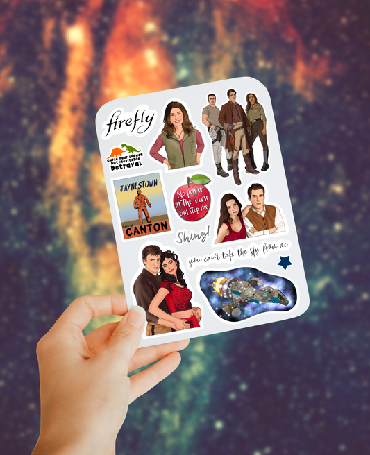 Firefly sticker sheet