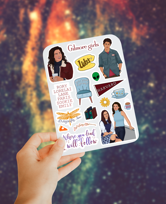 Gilmore 2 sticker sheet