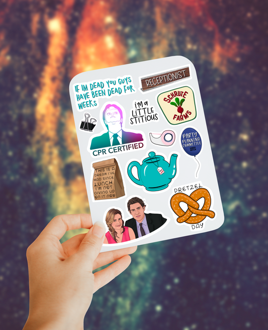 Office sticker sheet