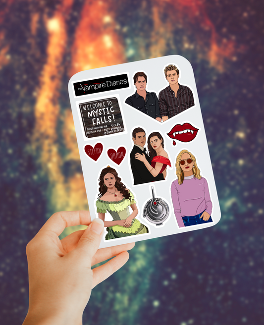 Vampire sticker sheet