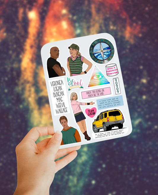 Veronica mars sticker sheet