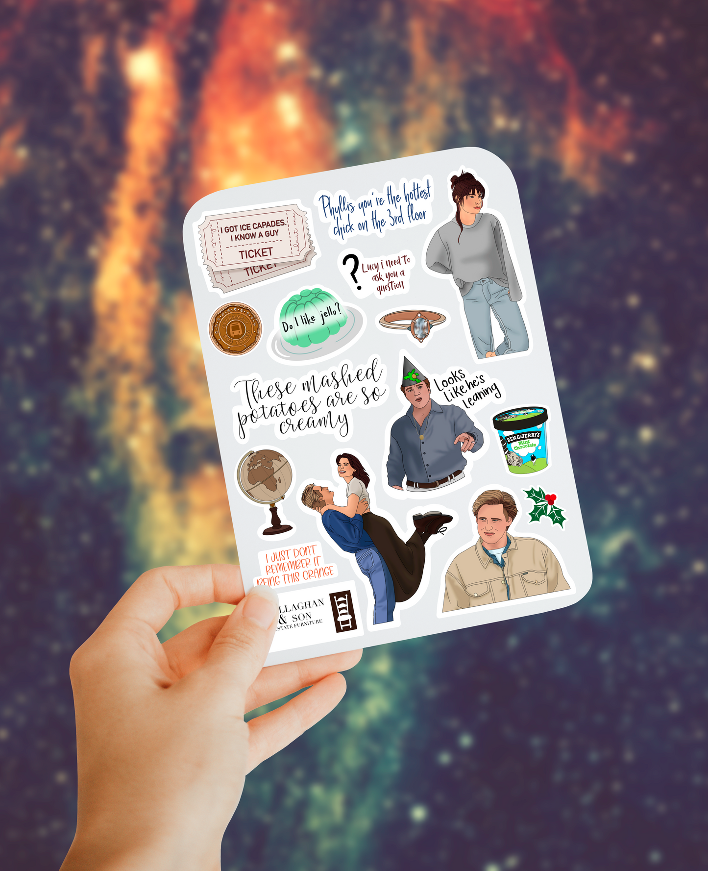 While you were sticker sheet
