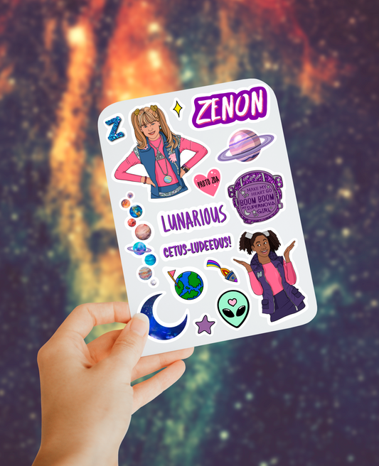 ZENON sticker sheet