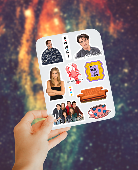 Friends sticker sheet