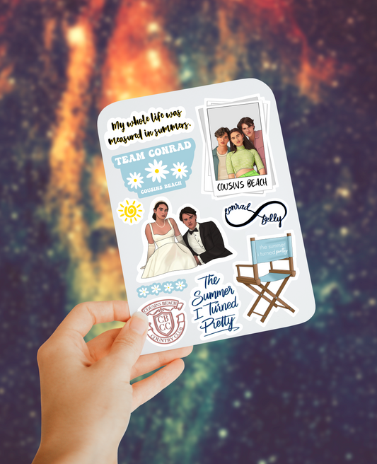 Summer sticker sheet
