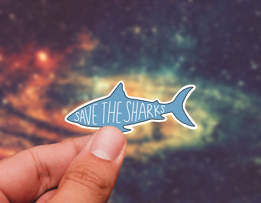 Save shark sticker