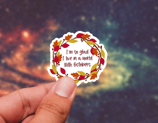 October sticker