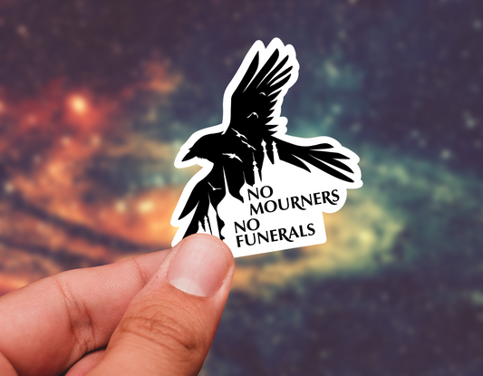 No funerals sticker