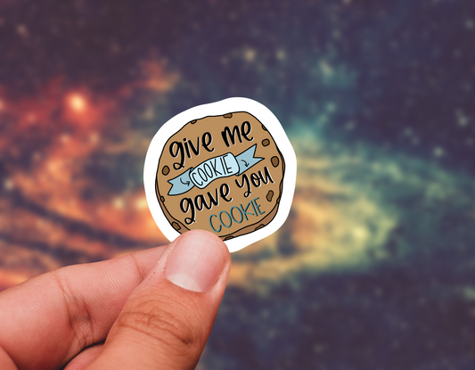 Cookie sticker