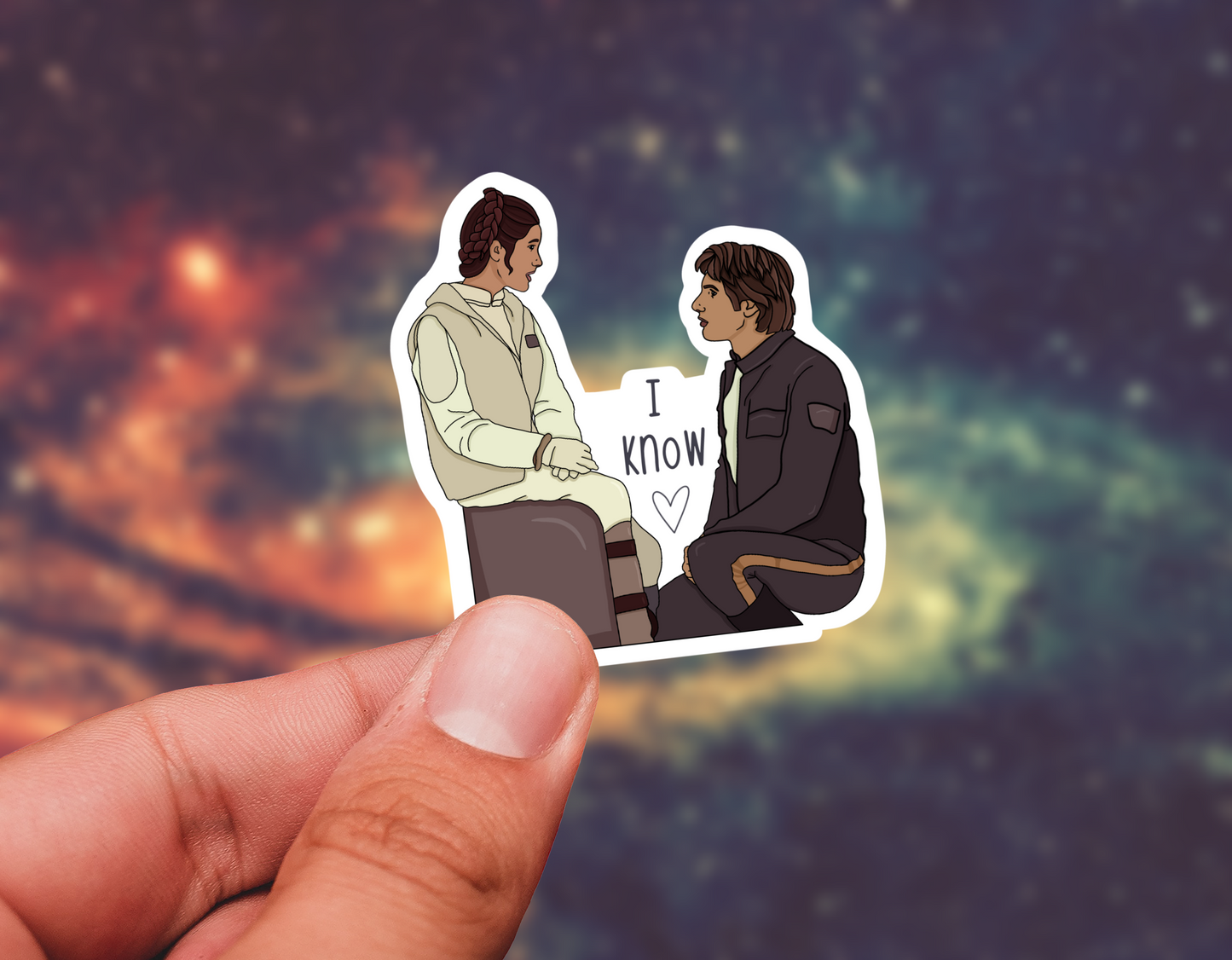 Han x Leia sticker