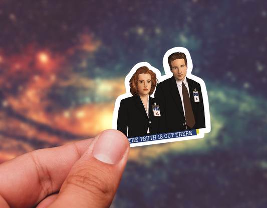 Scully mulder sticker