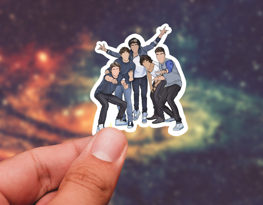 1D group pic sticker