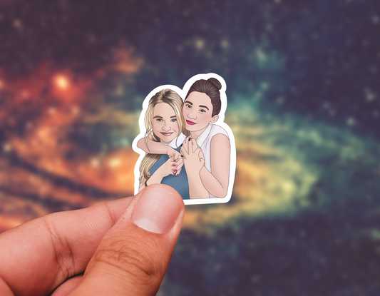 Riley x maya sticker