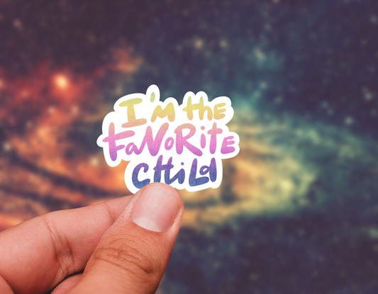 Favorite child sticker
