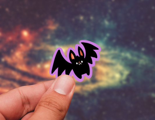 Halloween bat sticker
