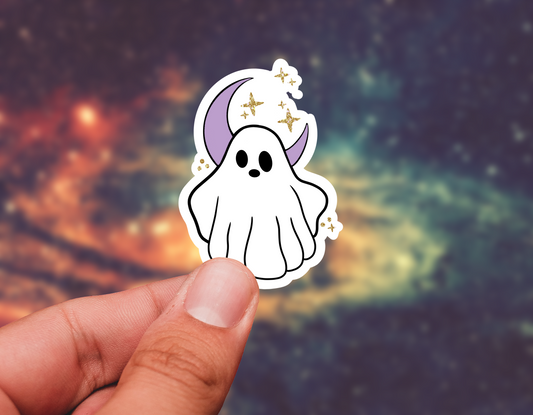 Mystic ghost sticker