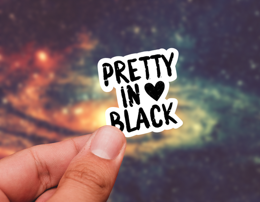 Black sticker
