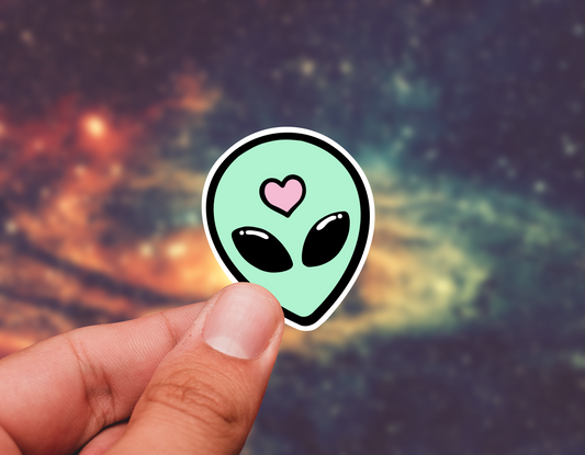 Alien sticker