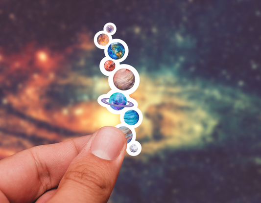Planets sticker