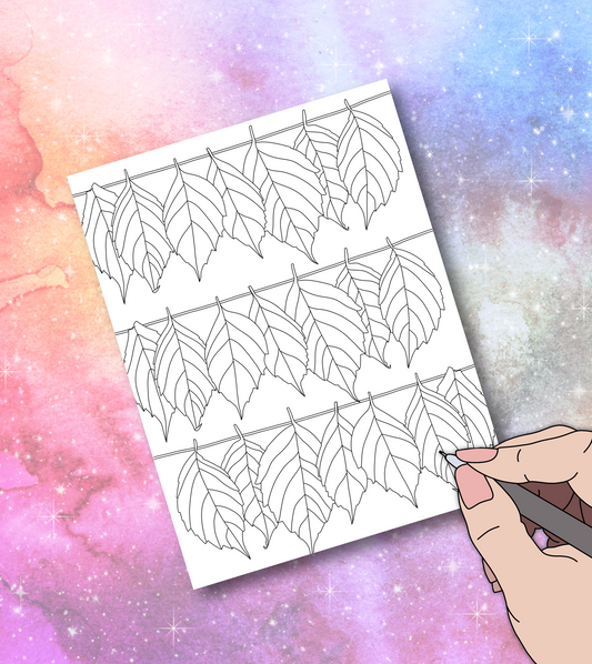 Fall Leaves coloring page