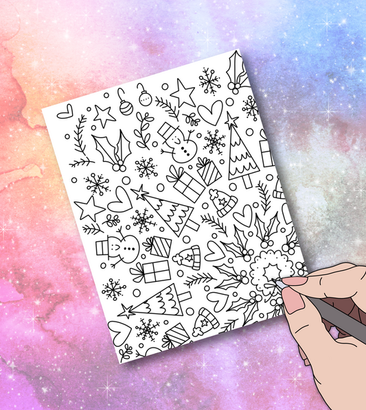 Christmas coloring page