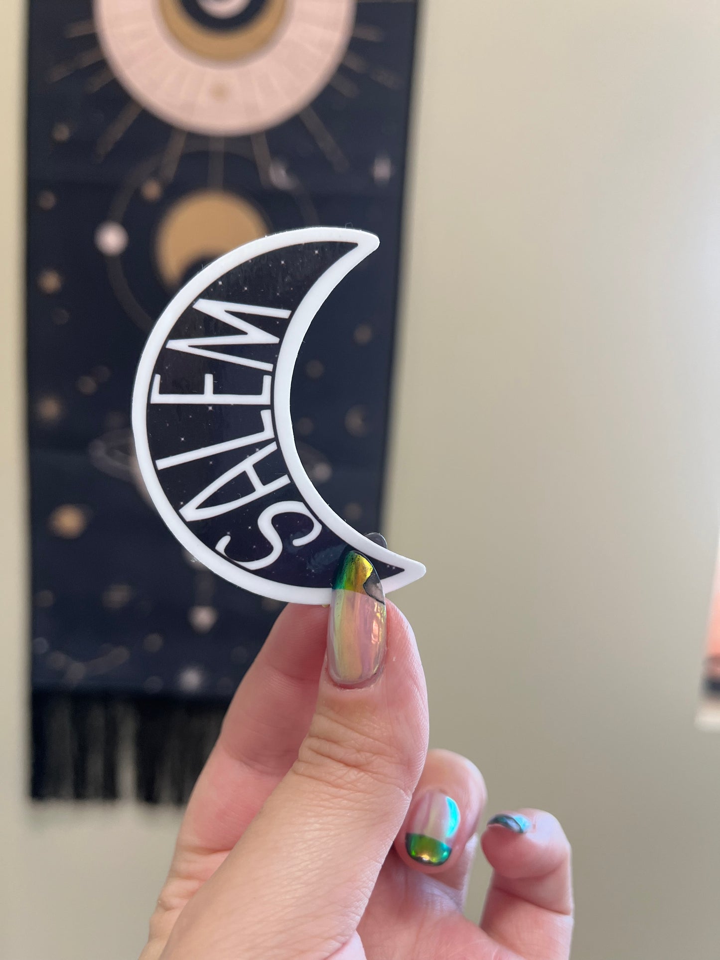 Salem moon sticker